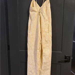 En Saison Yellow Checkered Garment